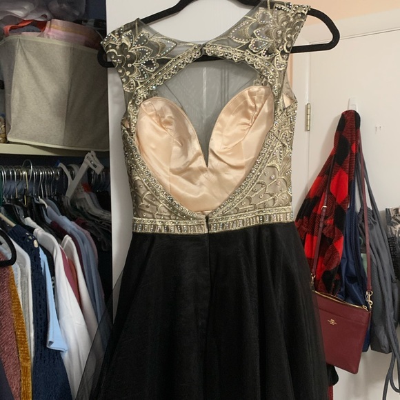 Ed Young Black and Gold Dress - Picture 3 of 7